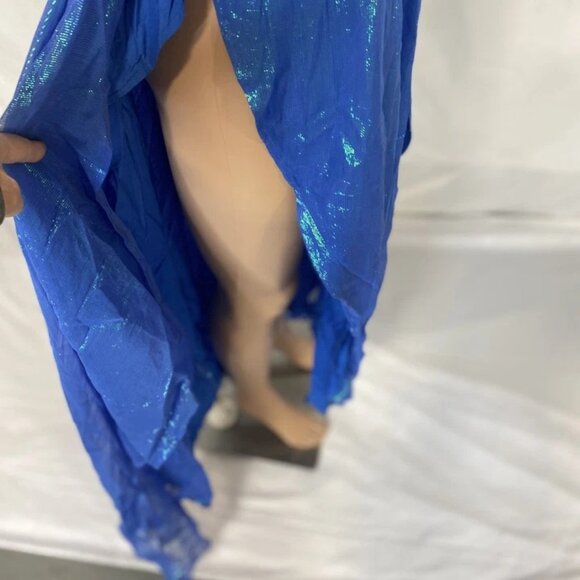 NEW SUNDRESS Women's Zuri One-Shoulder Dress – Calvi Ocean Blue – Size M/L – NWT - Picture 6 of 16